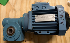 ABB M2AA80 B-2, 0.75 KW Motor & BJ GEAR 15 : 1 Reducer NOS