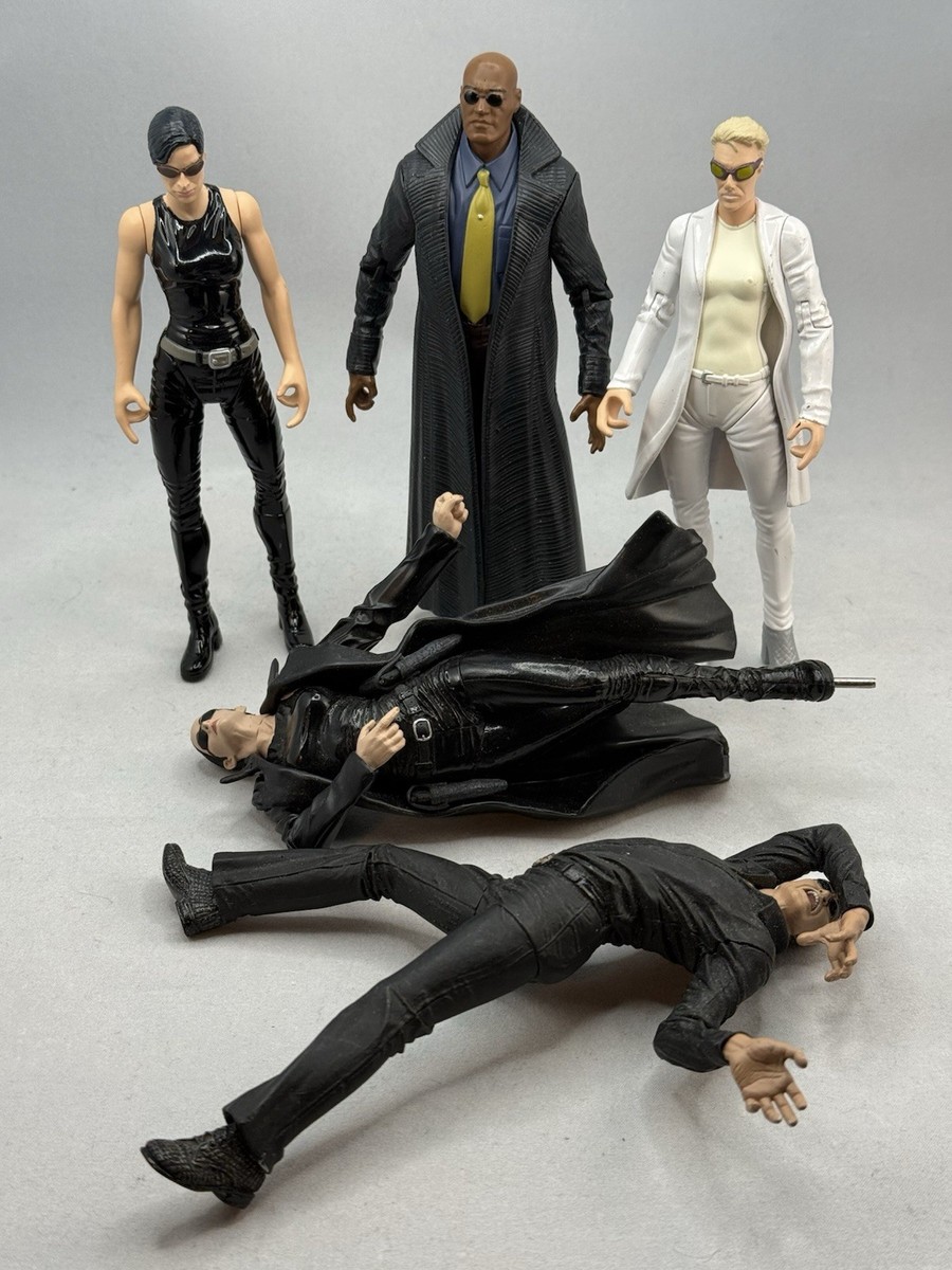 Matrix McFarlane N2 Toys Morpheus Trinity Switch Action Figure Lot