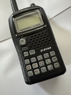 Icom IC E92D Handheld Transceiver Ham Radio Transceiver Tested Working Used