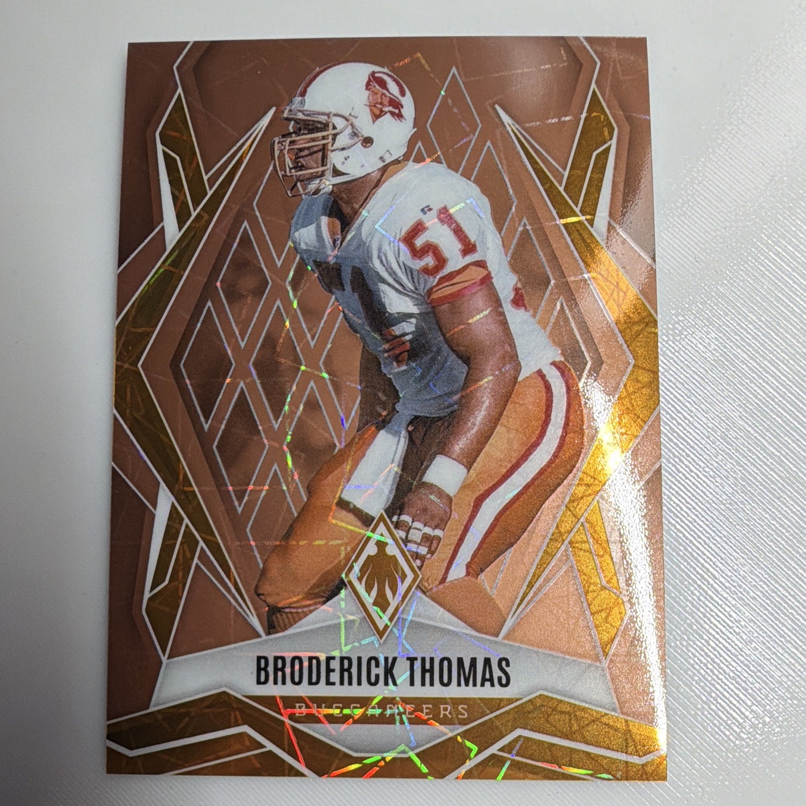 Panini Phoenix 2025 Football Broderick Thomas #20 Buccaneers /15 Lazer 