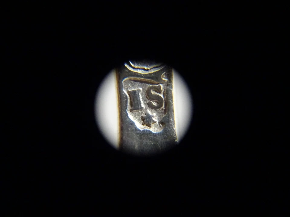 ANCIEN COUVERT CUILLERE FOURCHETTE ARGENT MASSIF ROTTERDAM PAYS BAS XVIII EME - Photo 3/4