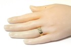 14k yellow gold .465ct SI2 I round diamond womens engagement ring 5.8g estate  — photo 8
