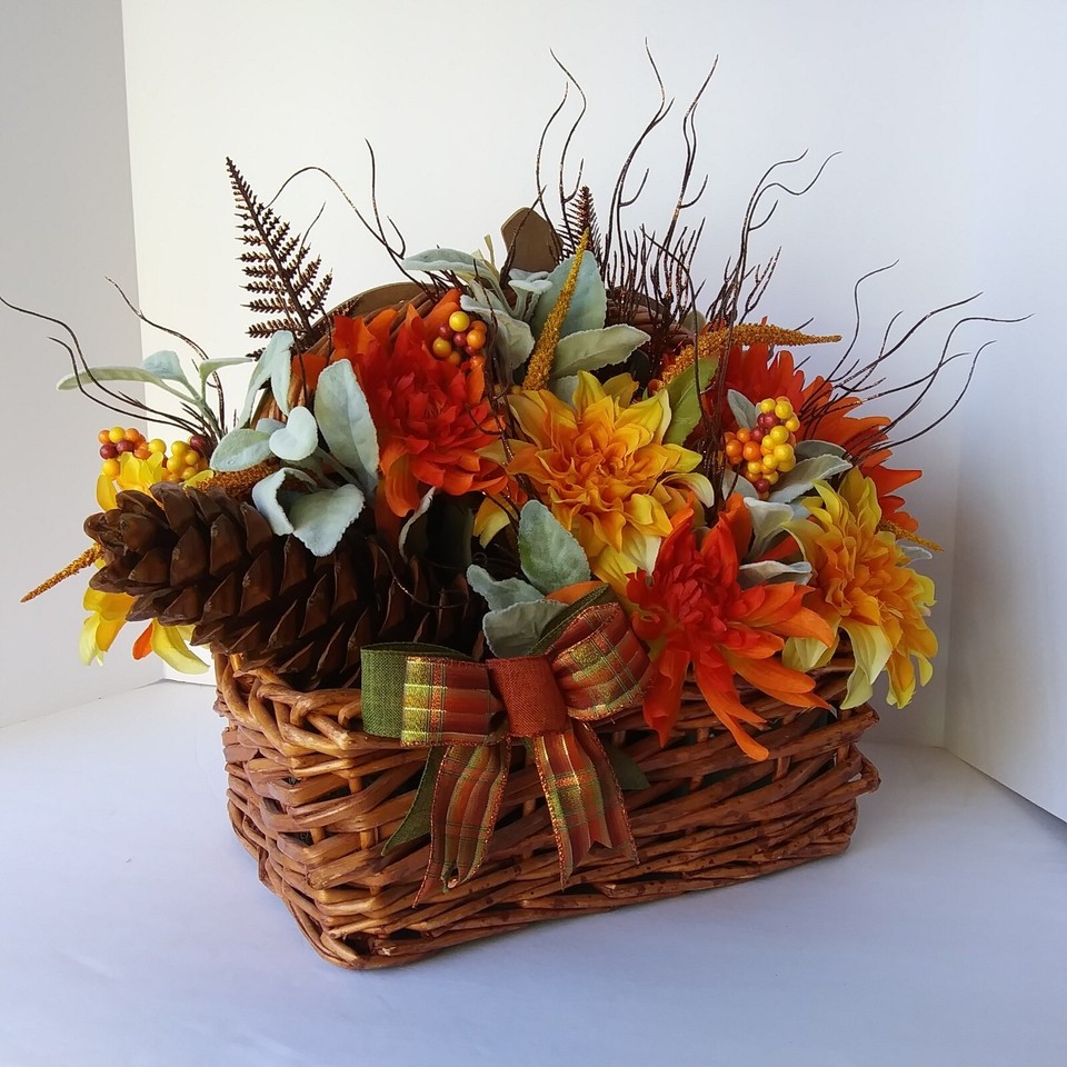 Fall Floral Arrangement Thanksgiving Centerpiece Fall Centerpiece Fall