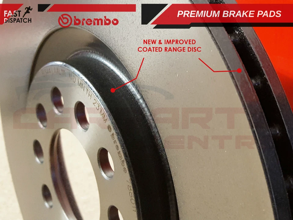 AUDI S3 TT SEAT IBIZA LEON VW BORA GOLF GENUINO 312mm BREMBO DISCOS DE FRENO PASTILLAS Foto 2 de 2