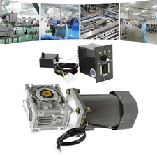 0-27RPM Gear Motor Worm Geared Motor Speed Controller Electric Motor Kit 180W