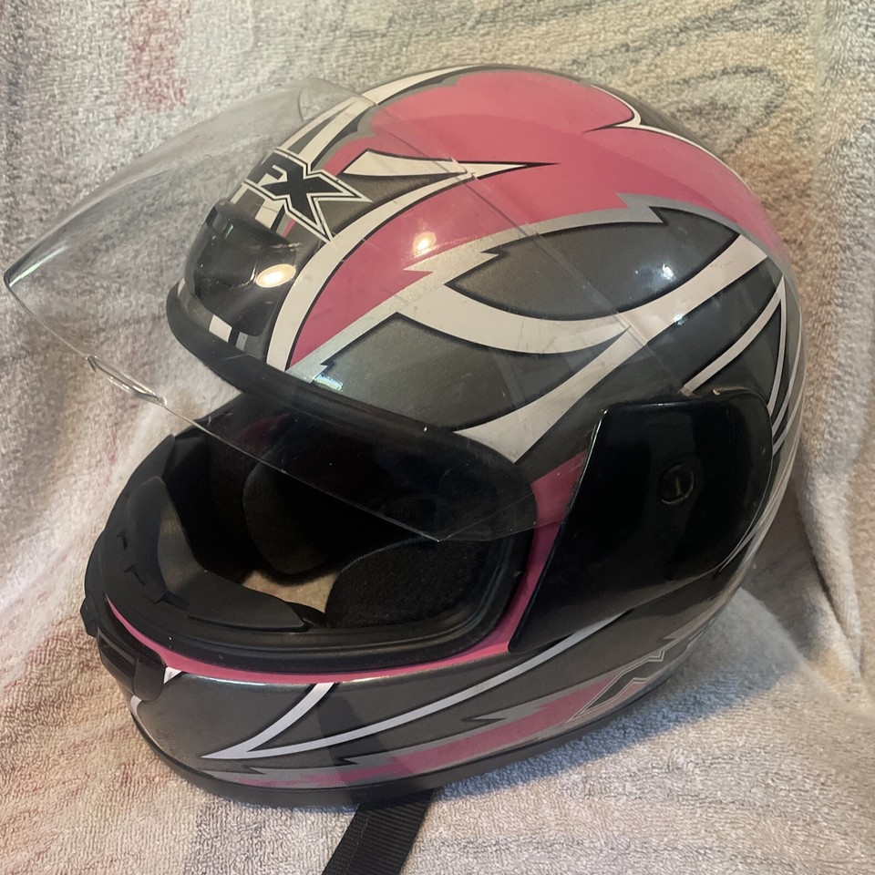 Youth Kids Pink Motorcycle Helmet Full Face Boys Girls ATV UTV DOT eBay