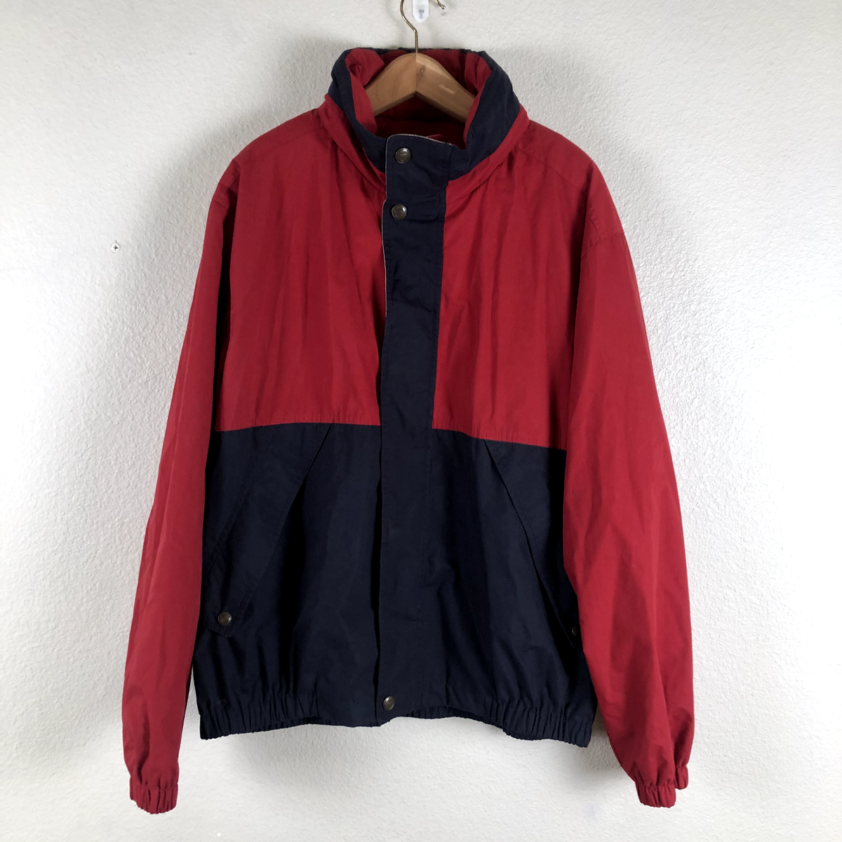 Pacific Trail Jacket Coat Men X Large Red Blue Colorblock High