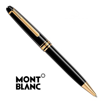 NEW Montblanc Gold. Meisterstuck Classique Ballpoint Pen 164