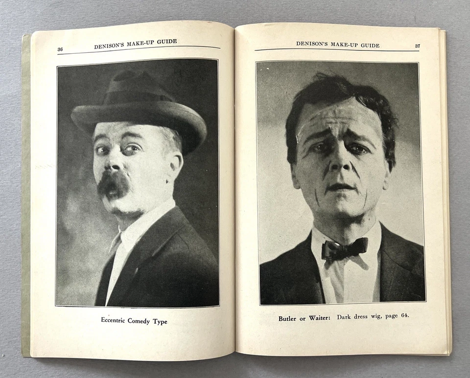 DENISON'S MAKE-UP GUIDE ADVERTISING SALES CATALOG 1940 COSTUMES WIGS ETC. Foto 4 de 4