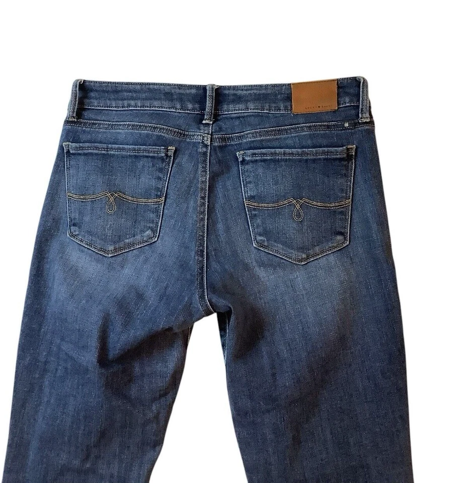 Jeans Lucky Brand Lolita ajustados al tobillo azul denim elástico para mujer talla 6/28 Foto 4 de 4