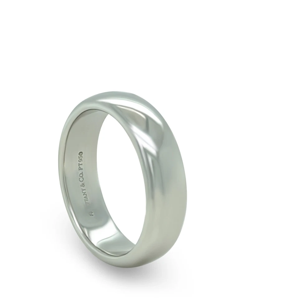 Auténtica Tiffany & Co. Alianza de boda Forever platino 14,82 g PVP $4.800* Foto 3 de 4