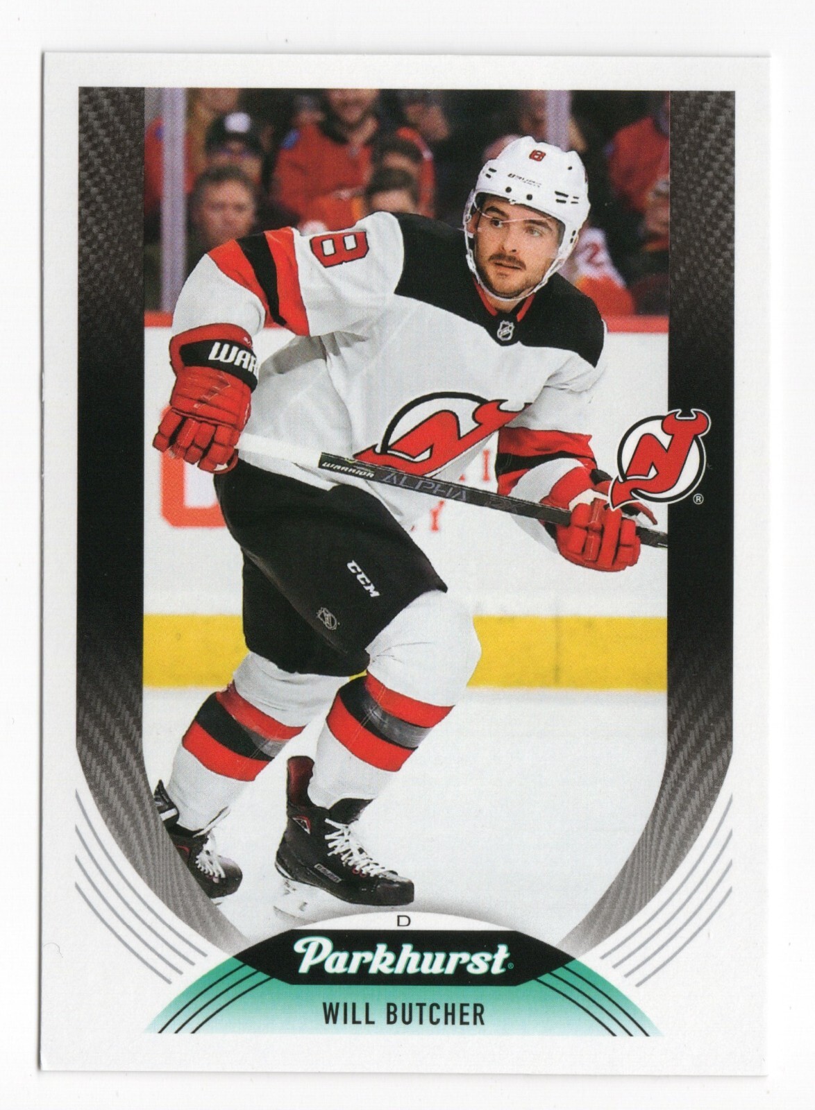 NM- 2020-21 Parkhurst #3 Will Butcher New Jersey Devils Card