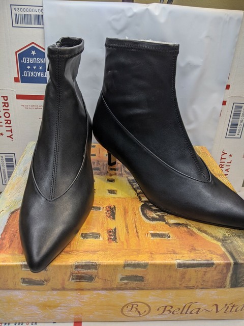 bella vita black boots