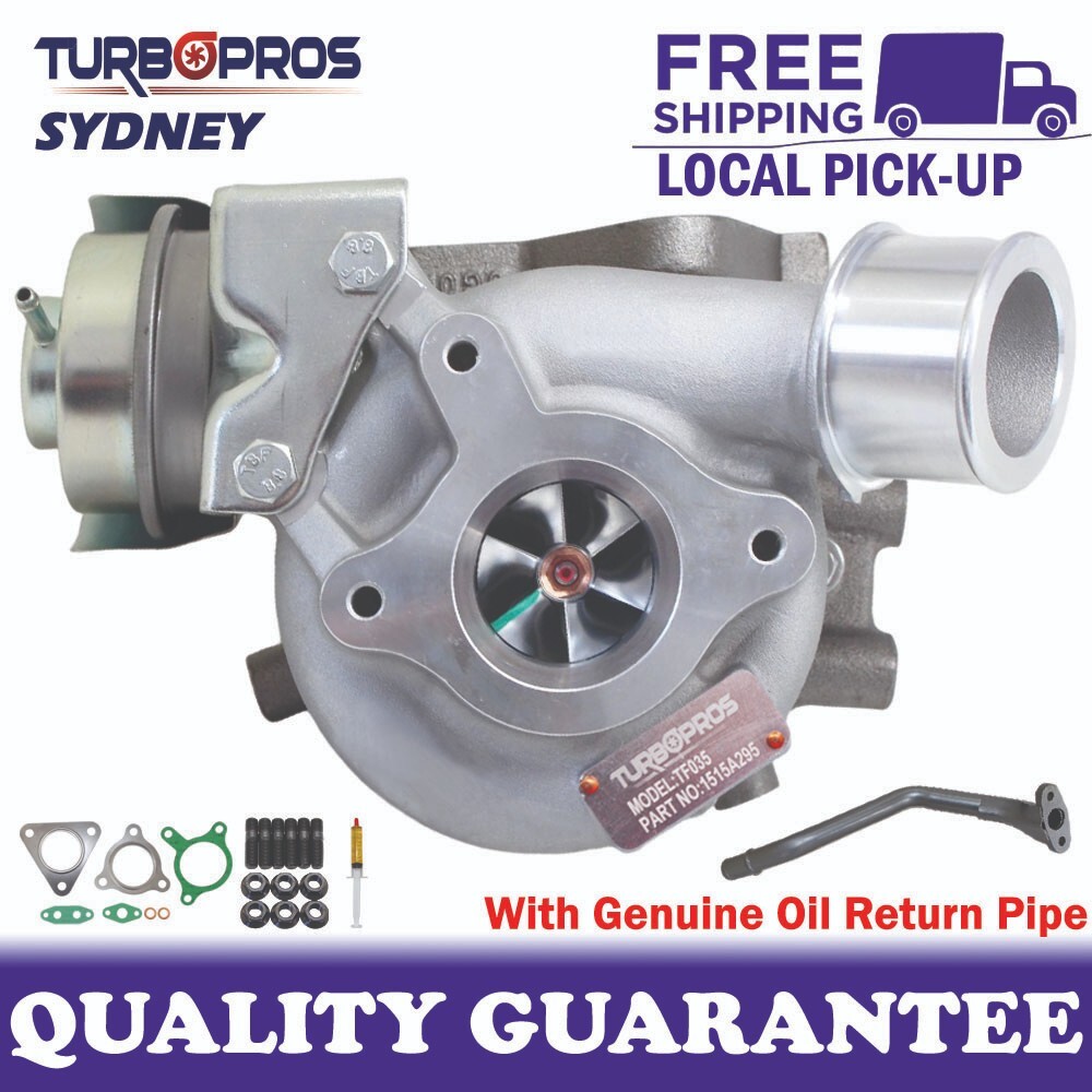 Upgrade Billet Turbo+Genuine Oil Return Pipe For Mitsubishi Pajero Sport 2.4L