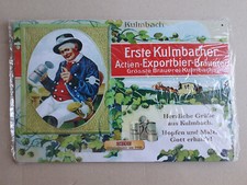 Werbung, Dekoration, Brauerei, Blechschild, Erste Kulmbacher Aktienbrauerei,