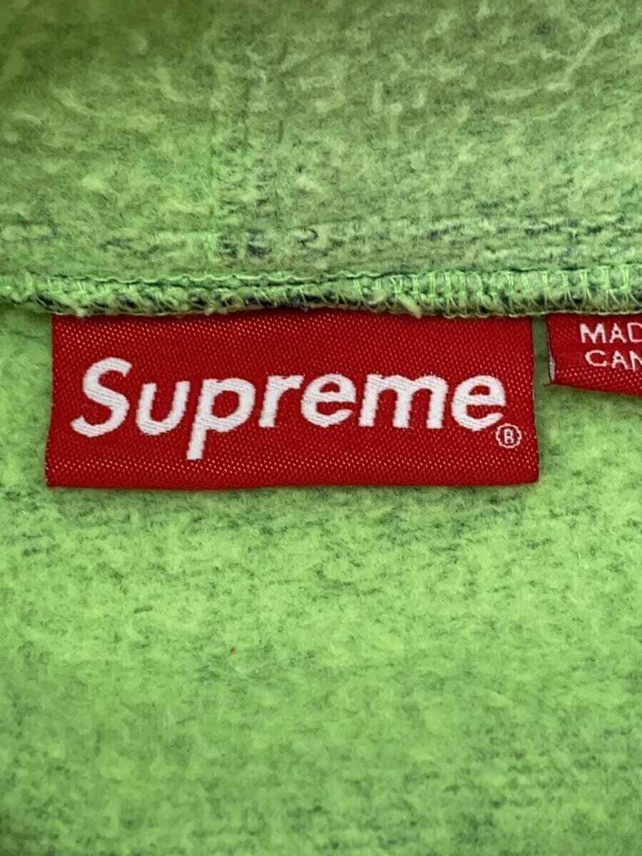 Felpa Supreme Zip con Cappuccio M Cotone Navy Usata