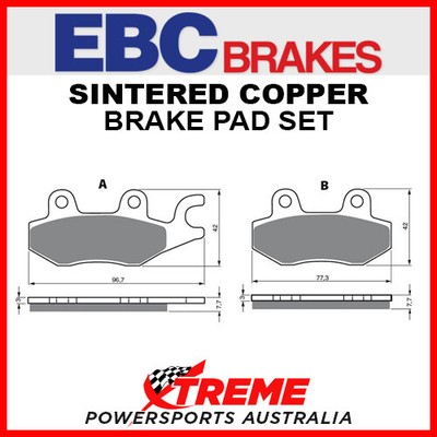 Front Brake Pads For Kawasaki Teryx 750 KRF750 Krf 750 2008-2013 2009 2010 2011