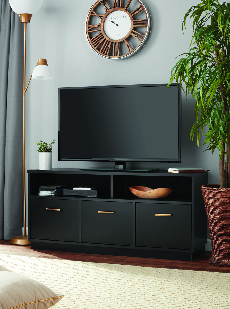Mainstays 3-Door TV Stand Console for TVs up to 50