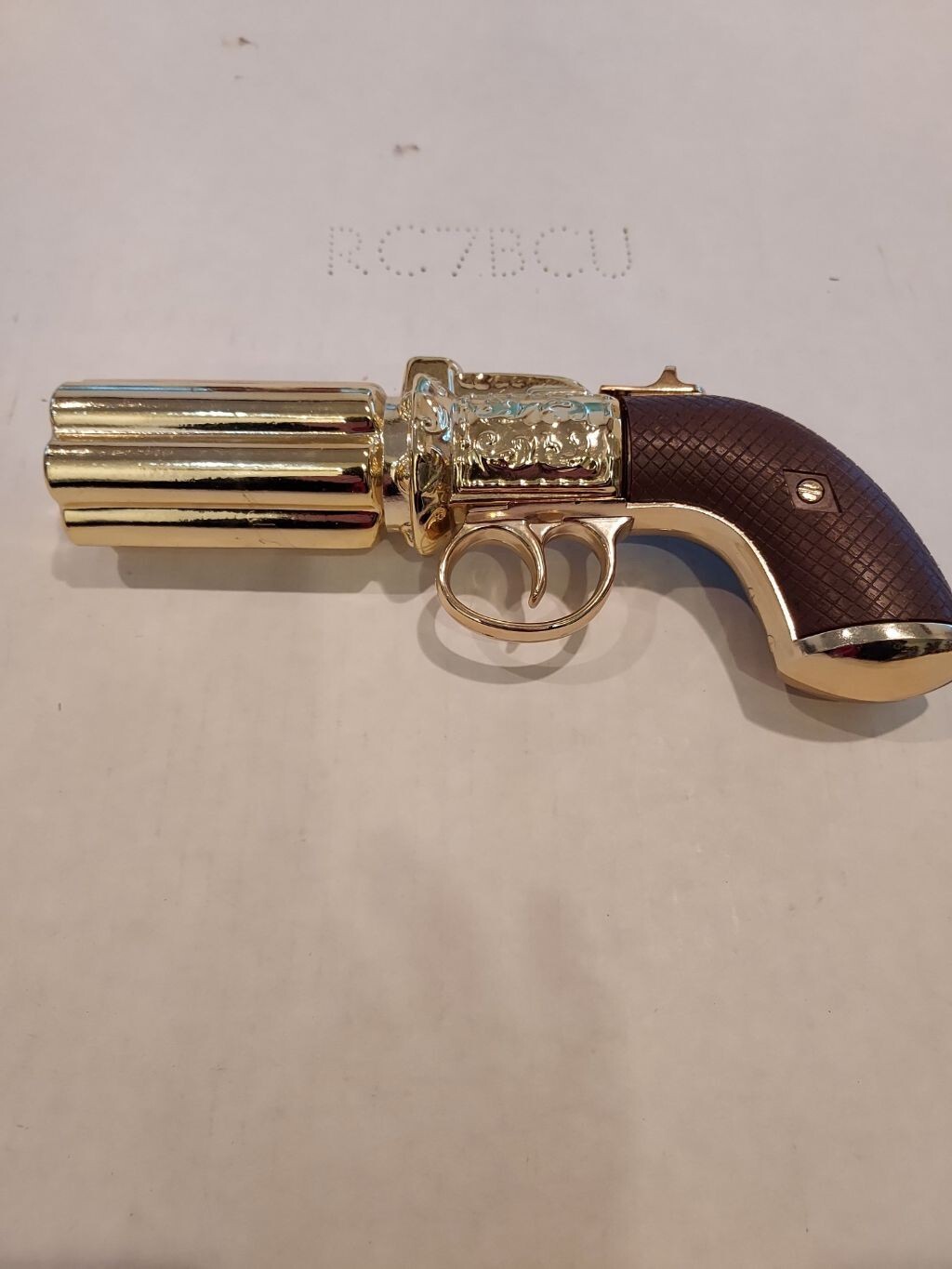 Avon Derringer Decanter Pepperbox Pistol Gun Bottle Empty eBay