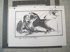 storyboard vintage années 80 Aliens film LA Effects production 1ère génération copie d'occasion 48G