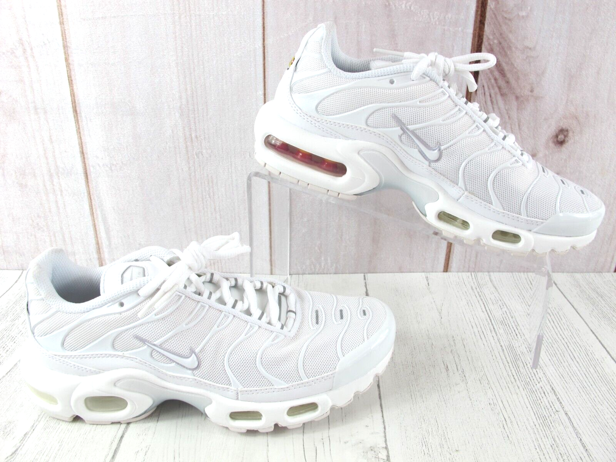 Nike Air Max Plus Triple White Pure Platinum DM2362-100 ~ Size 6