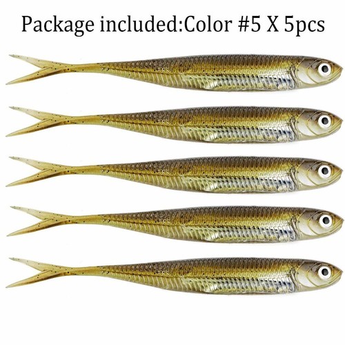 Fish Forked Tail Bait Quality Soft Swimbait Fishing Bait Soft Lure Fishing Lure - Picture 17 of 20