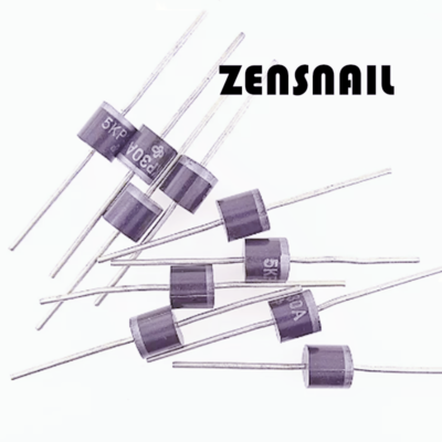 Lot De 4 Diodes TVS Vishay 15V 5000W 5KP15A - Axiale P600 - Pour Protection Circuits électroniques