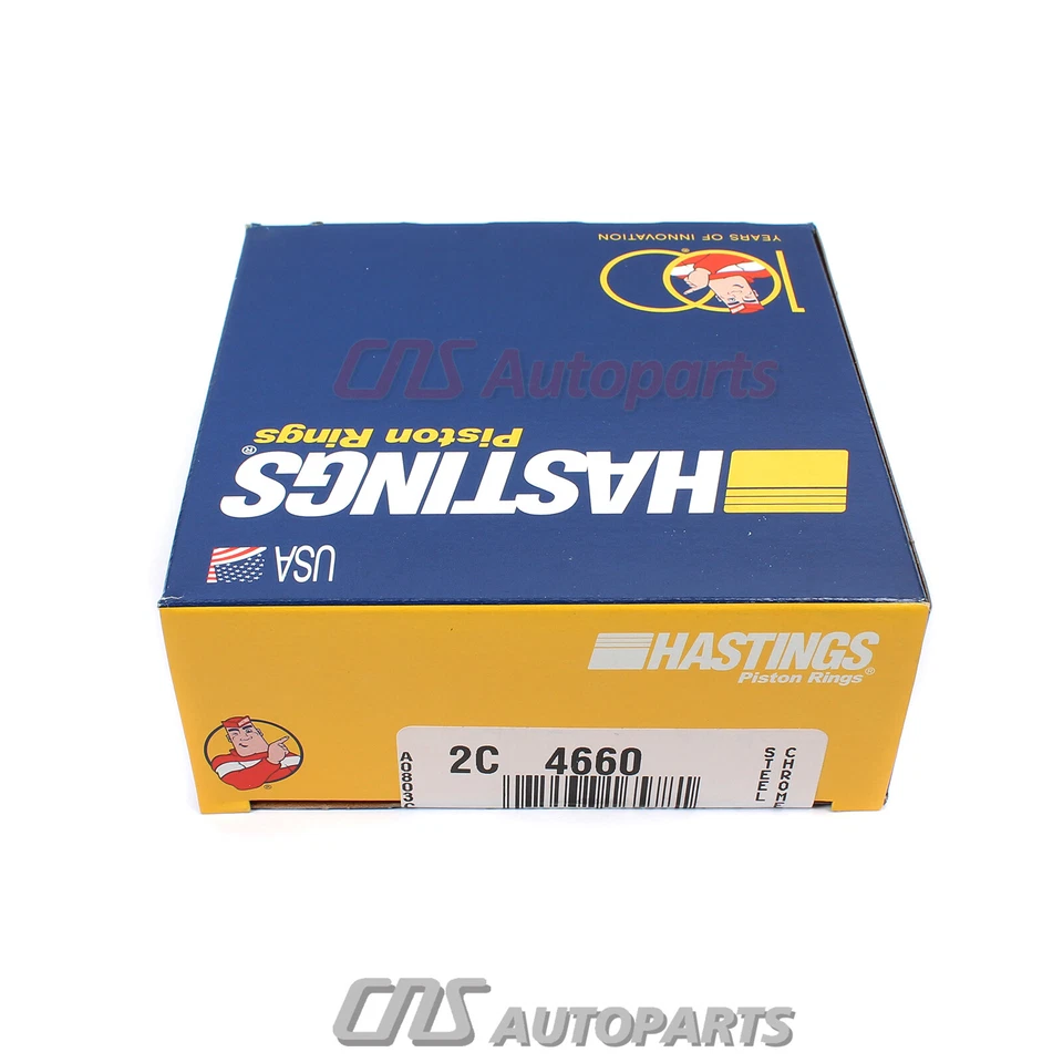 Hastings Piston Rings Fits 89-98 Nissan 240SX Altima Stanza Axxess  2.4L "KA24D" Foto 4 de 4