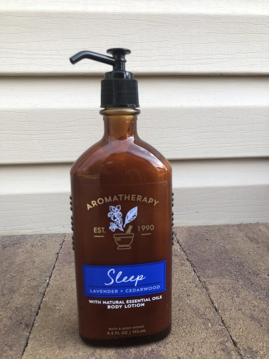 Bath Body Works Sleep Aromatherapy Lavender Cedarwood lotion