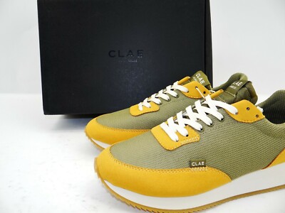Clae Los Angeles SIERRA VEGAN Damen Sport Schuhe Sneaker Turnschuhe Gelb Grün 39