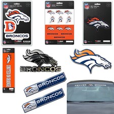 NFL Denver Broncos Premium Vinyl Decal / Sticker / Emblem - Pick Your Pack