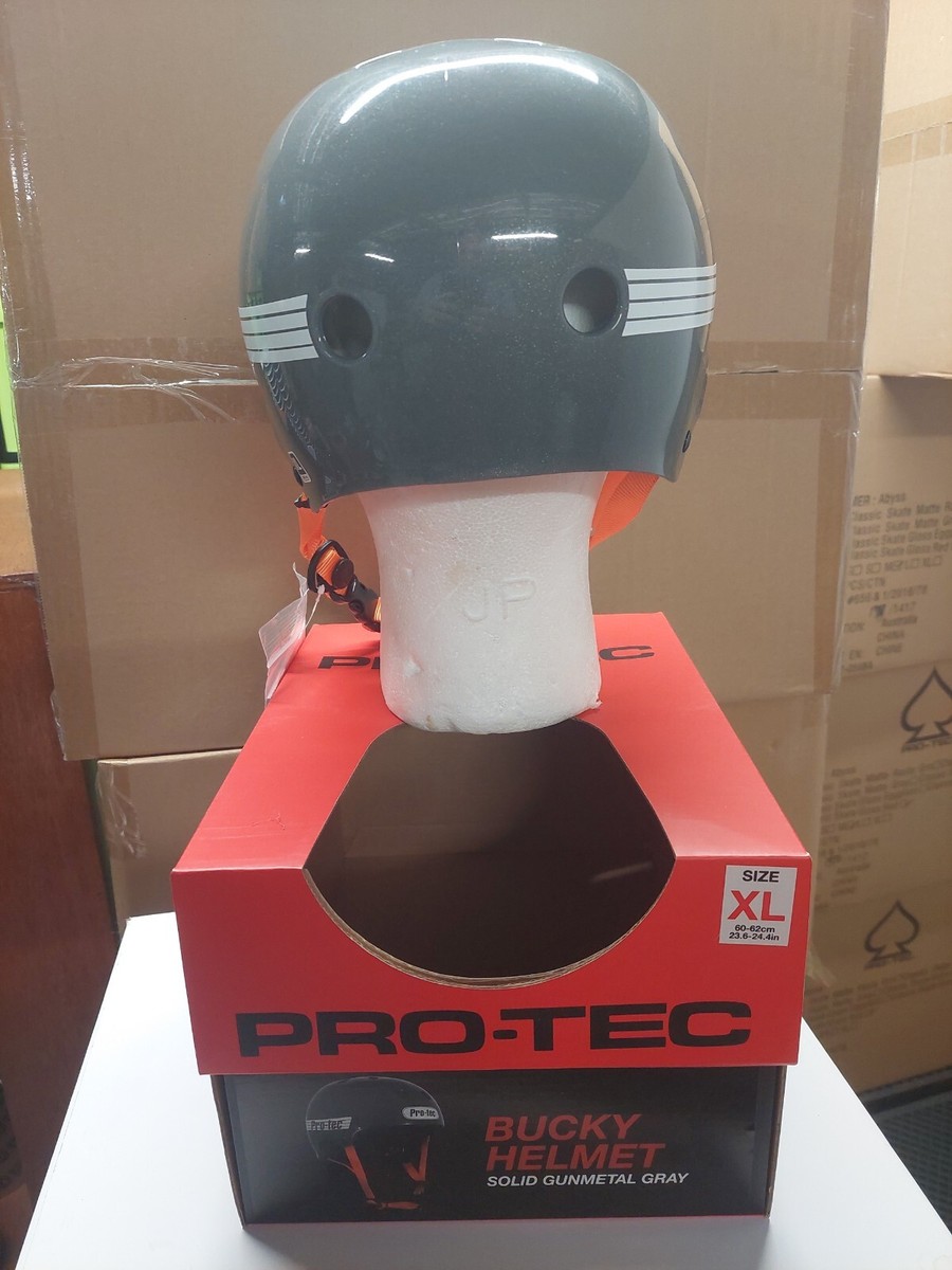 PRO-TEC BUCKY HELMET Sサイズ ソリッドガンメタルグレー