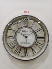 Metal Premium Roman Wall Clock for Living Room Bedroom Decor, Vintage Clock,