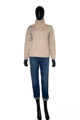 Eve in Paradise Strickpullover Amelie in Sand Meliert