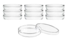 Eisco Labs Disposable Polystyrene Petri Dish with Lid, 90x14mm, Sterile - 10PK