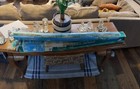 Vintage 1995 World Map Wallpaper  NEW In Box 8 FT 8” X 13 FT  Wall  Made USA