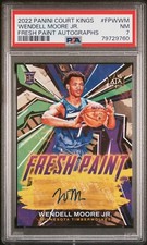 2022-23 Panini Court Kings Wendell Moore Jr Rookie Auto /199 Fresh Paint PSA 7