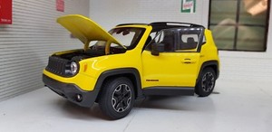 Details About Jeep Renegade Trailhawk 2015 1 24 Scale Detailed Diecast Welly Model Yellow