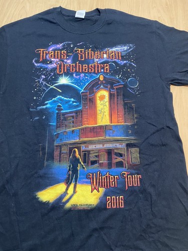 Trans Siberian Orchestra NUEVA Camiseta De Colección 2016 Invierno Tour Concierto De Edición Mediana - Imagen 4 de 7