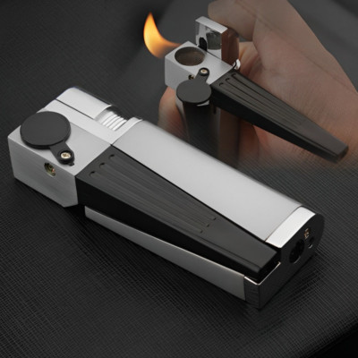 Pipe Lighter Combo Metal Lighter Pipe Combination Portable Smoking Gadget
