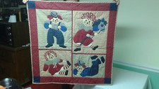 Homemade Hand Stitched Baby Quilt/wall hanging