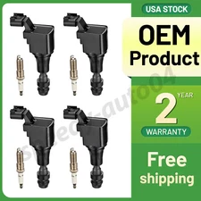 4 Pack Ignition Coils set For Chevy Malibu GMC Buick Pontiac Saturn 2.4L UF491