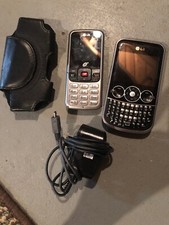 LG Lot Of 2 Tracfones With Charger