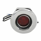 Trim Parts Rear Curved Red Side Marker Light 1968 Satellite Roadrunner GTX