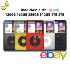 New Apple iPod classic 7th 120GB 160GB 256GB 512GB 1TB 2TB, - Retail Box