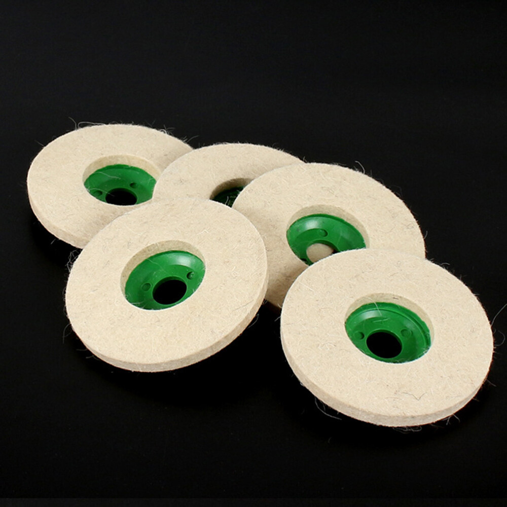10Pcs Wool Polishing Wheel Felt Wheel Angle Buffing Polishing Plate