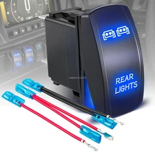 LED Light Rocker On-Off Switches For Polaris Ranger/ RZR 800/ 900/ 1000/ Turbo