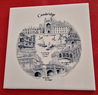 Cambridge dekorative Hängefliese 6'''' x 6'''' Cambridgshire Stanzbrücken Stadt
