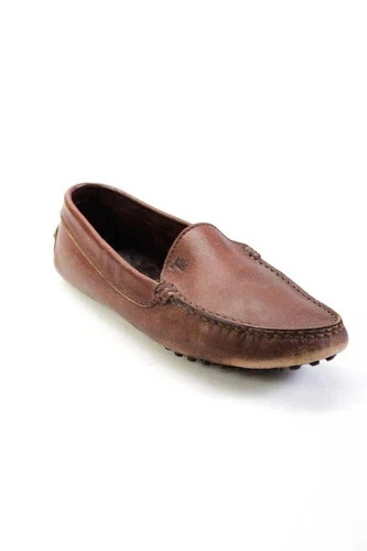 TOD’S Mocassini da guida Tods da donna in pelle marrone taglia EUR 36 US 6