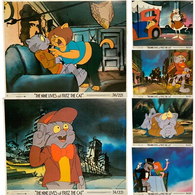 Watch The Nine Lives Of Fritz The Cat Vtg 1974 THE NINE LIVES OF